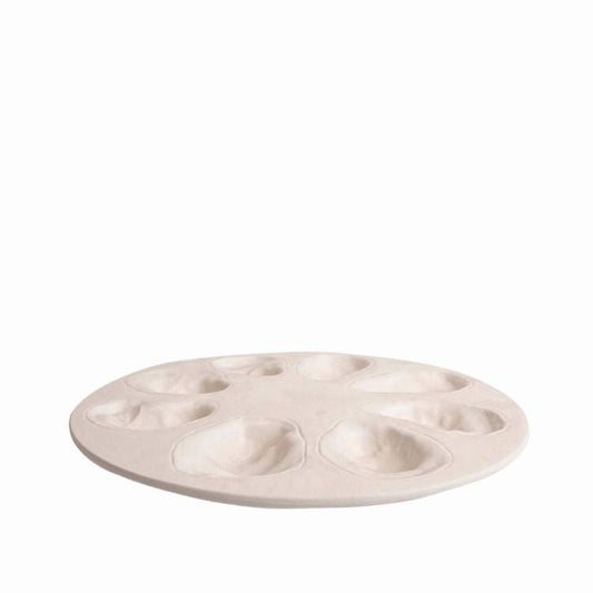 Byon Oyster Serving Plate - White