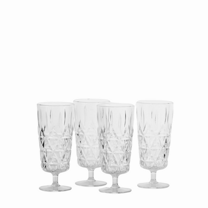 Sagaform Picnic Collection Champagne Glass - Set of 4