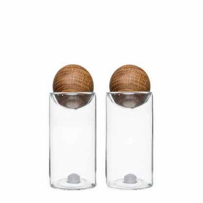 Sagaform Nature Collection Salt & Pepper Shakers - Oak, Set of 2