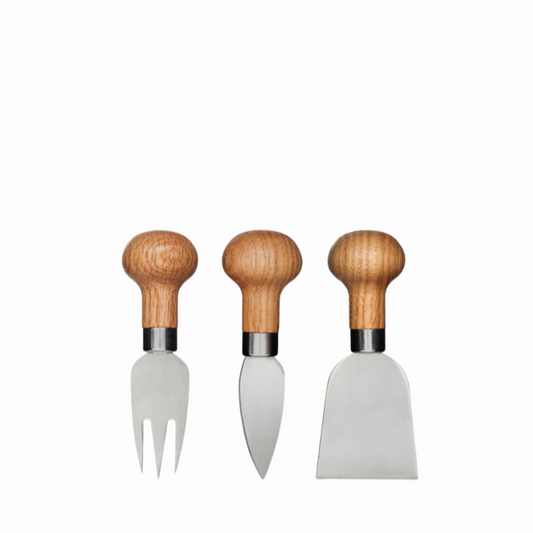 Sagaform Nature Collection Cheese Knife - 3 Piece Set