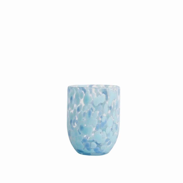 Byon Confetti Glasses - Blue, Set of 6