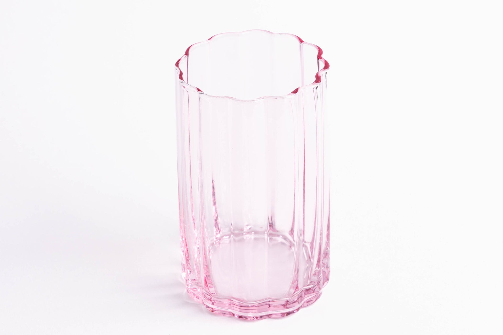 Ruffle Glass Tumbler, Set of 4