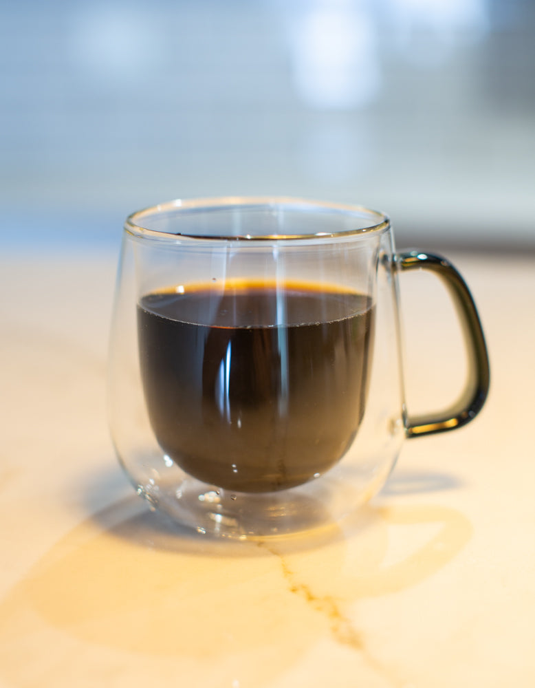 Double Wall Glass Coffee Mugs With Handle Offer 