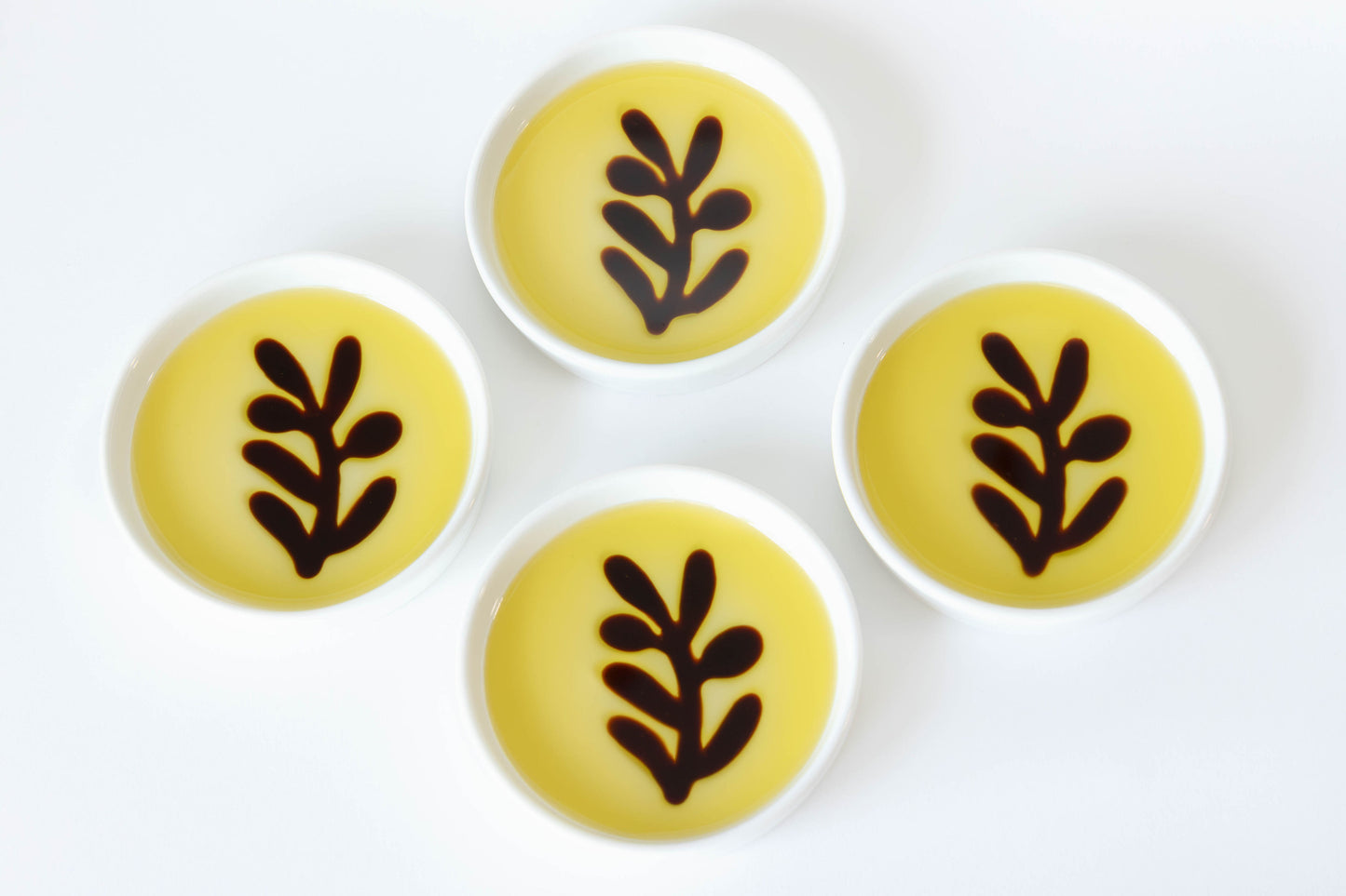 Jeanne Fitz Mini Olive Oil & Balsamic Vinegar Dipping Trays - Set of 4