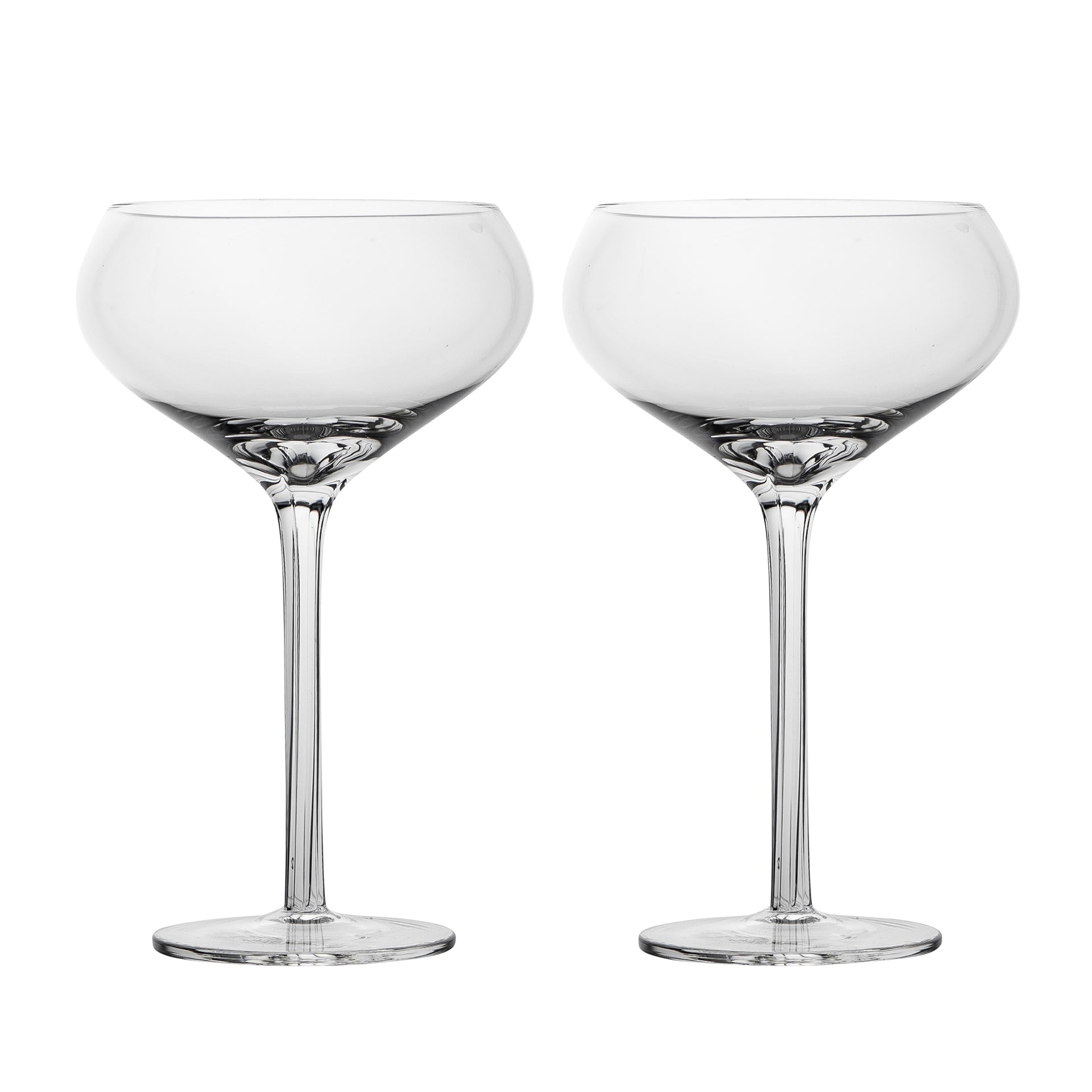 sagaform Glass Cups - Clear - Set of 2 - Interismo Online Shop Global