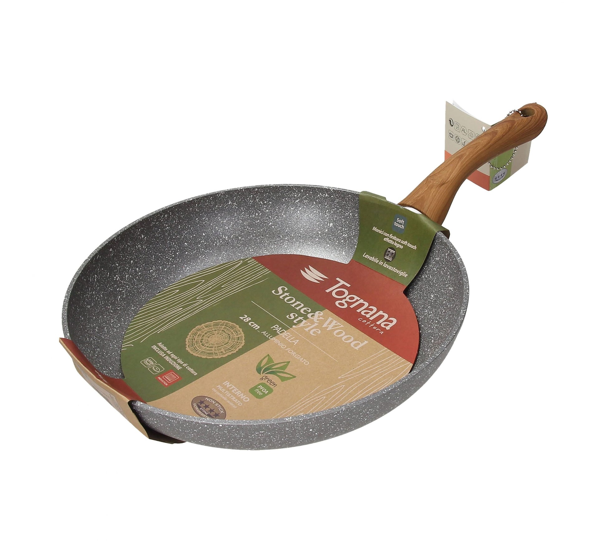 Wood & Stone Style Fry Pan 11 inch